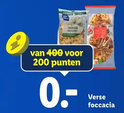 Lidl Verse foccacia aanbieding