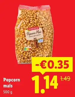 Lidl Freshona Popcorn maïs aanbieding