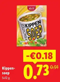 Lidl Kanig Kippen-soep aanbieding