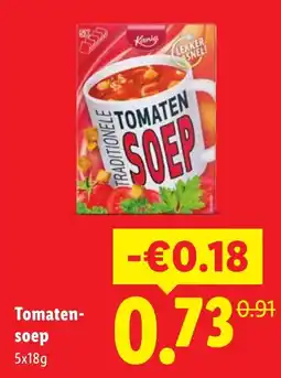 Lidl Kanig Tomatensoep aanbieding