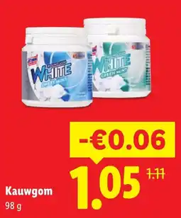 Lidl Kauwgom aanbieding