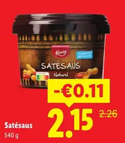 Lidl Kania Satésaus aanbieding