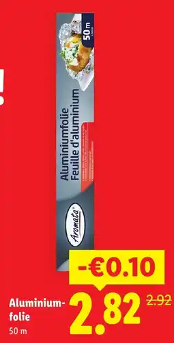 Lidl Aromata Aluminiumfolie aanbieding