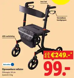 Lidl Opvouwbare rollator aanbieding
