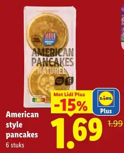 Lidl American style pancakes aanbieding