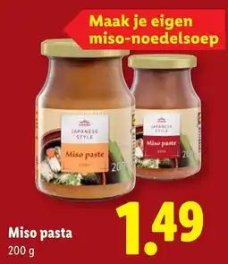 Lidl Miso pasta aanbieding