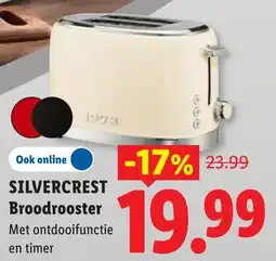 Lidl Silvercrest Broodrooster aanbieding
