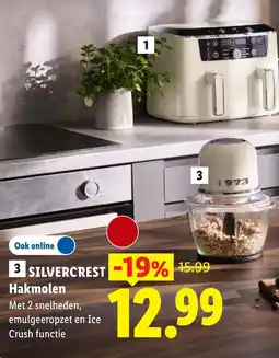 Lidl Silvercrest Hakmolen aanbieding