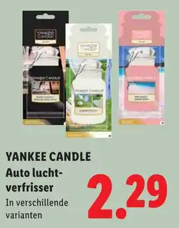 Lidl Yankee Candle Auto lucht-verfrisser aanbieding