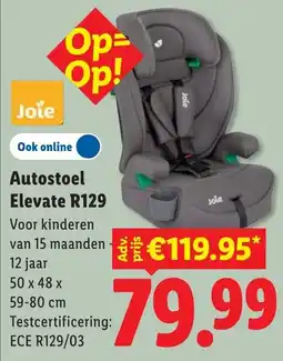 Lidl Joie AutostoeL Elevate R129 aanbieding