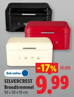 Lidl Silvercrest Broodtrommel aanbieding