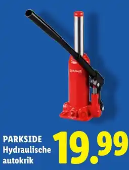 Lidl Parkside hydraulische autokrik aanbieding
