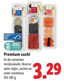 Lidl Premium sushi aanbieding