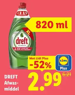 Lidl Dreft Afwasmiddel aanbieding