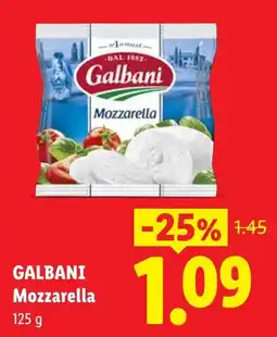 Lidl Galbani Mozzarella aanbieding