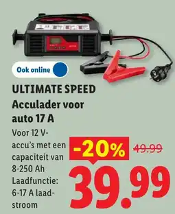 Lidl Acculader voor auto 17 A aanbieding