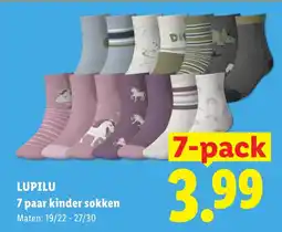 Lidl Lupilu kinder sokken aanbieding