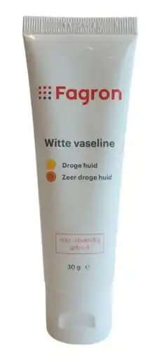 De Online Drogist Fagron Witte Vaseline Droge tot Zeer Droge Huid 30GR aanbieding