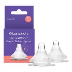 De Online Drogist Lansinoh Speen Natural Wave M 2ST aanbieding