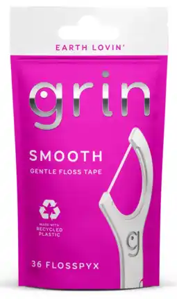 De Online Drogist Grin Smooth Floss Picks 36ST aanbieding