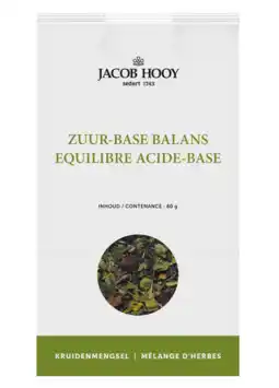 De Online Drogist Jacob Hooy Zuur-Base Balans Kruidenmengsel 80GR aanbieding