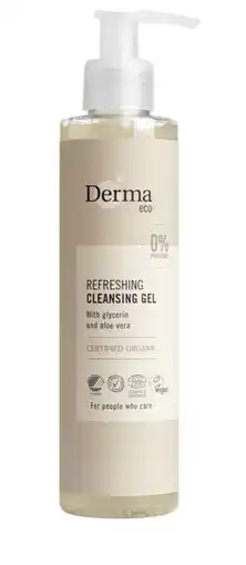 De Online Drogist Derma Eco Refreshing Cleansing Gel 200ML aanbieding
