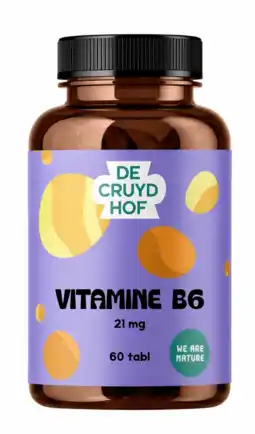 De Online Drogist Cruydhof Vitamine B6 Tabletten 60TB aanbieding