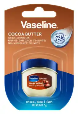 De Online Drogist Vaseline Cocoa Butter Lip Balm 7GR aanbieding