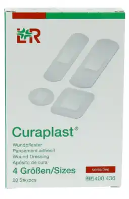 De Online Drogist L&R Curaplast Pleister Assorti Sensitive 20ST aanbieding