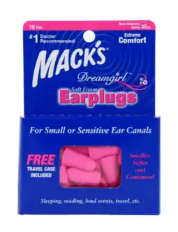 De Online Drogist Macks Soft Foam Earplugs Dreamgirl 10PR aanbieding