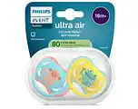 De Online Drogist Avent Ultra Air Fopspeen Kikker Aap 18M+ 2ST aanbieding