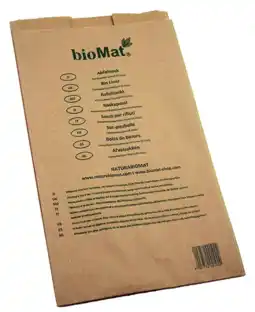 De Online Drogist Biomat Papieren Afvalzakken 10L 50ST aanbieding