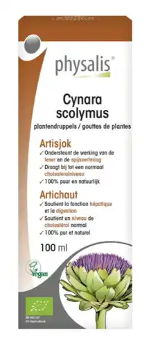 De Online Drogist Physalis Cynara Scolymus Druppels 100ML aanbieding