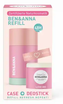 De Online Drogist Ben & Anna Love Me Case + Deostick Refill 40GR aanbieding