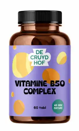 De Online Drogist Cruydhof Vitamine B50 Complex Tabletten 60TB aanbieding