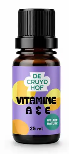 De Online Drogist Cruydhof Vitamine A & E Druppels 25ML aanbieding