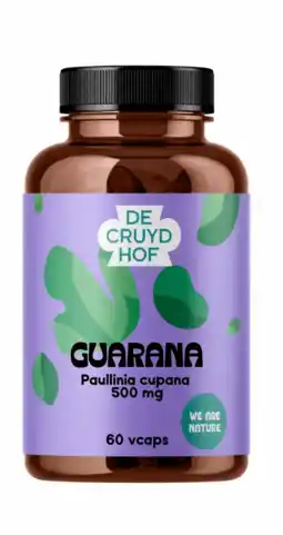 De Online Drogist Cruydhof Guarana Capsules 60VCP aanbieding
