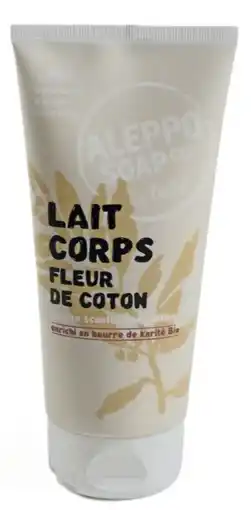 De Online Drogist Aleppo Soap Fleur de Coton Bodylotion 200ML aanbieding