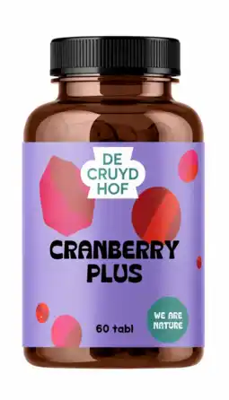 De Online Drogist Cruydhof Cranberry Plus Tabletten 60TB aanbieding
