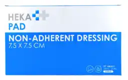 De Online Drogist Heka Pad Wondkompres 7,5 x 7,5cm 100ST aanbieding