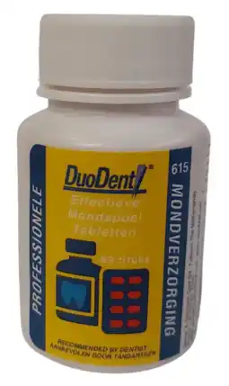 De Online Drogist Duodent Effectieve Mondspoel Tabletten 60TB aanbieding