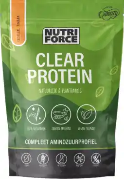 De Online Drogist Nutriforce Clear Protein Poeder 700GR aanbieding