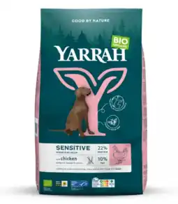 De Online Drogist Yarrah Sensitive Tarwevrij Hondenvoer Chicken 2000GR aanbieding