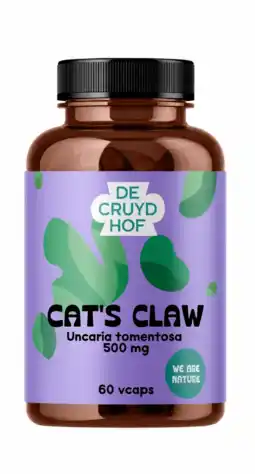 De Online Drogist Cruydhof Cats Claw Capsules 60VCP aanbieding