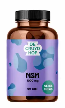 De Online Drogist Cruydhof MSM Tabletten 60TB aanbieding
