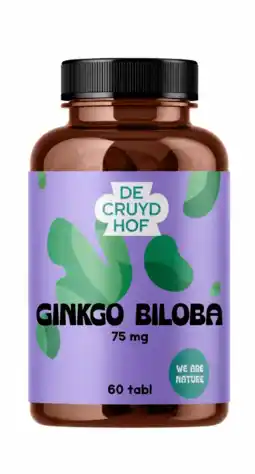 De Online Drogist Cruydhof Ginkgo Biloba 75mg Tabletten 60TB aanbieding