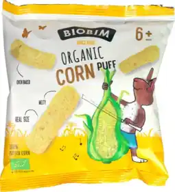 De Online Drogist Biobim Biologische Mais Puffs 6+M 17GR aanbieding