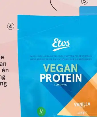 Etos Etos Vegan Protein Vanilla flavour aanbieding