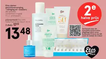 Etos Etos dames gezichtsverzorging, -reiniging en -maskers aanbieding