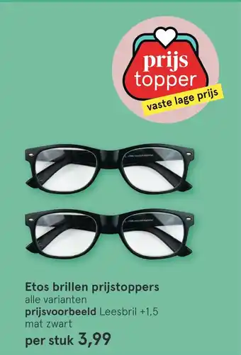 Etos Etos brillen prijstoppers aanbieding